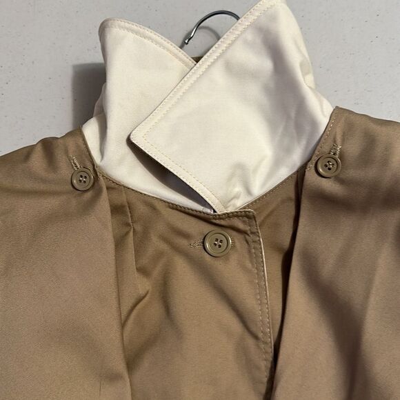 Vintage 1970 Bonnie Cashin khaki cape coat with duster size 14 - Picture 17 of 17